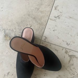 Jcrew suede mule pump shoes